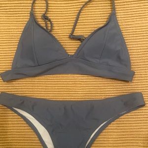 GREY BIKINI SWIMSUIT / Swim: M